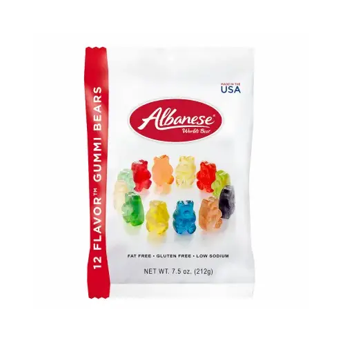 7.5 Oz. 12-Fruit Flavor Gummi Bears