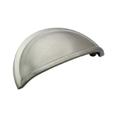 3" (76 mm) Center to Center Allison Cabinet Cup Pull Satin Nickel Finish 3" (76 mm) Center to Center Allison Cabinet Cup Pull Satin Nickel Finish