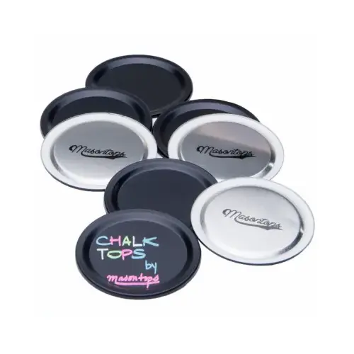 Chalkboard Mason Jar Lid Chalk Top Regular Mouth Black Chalkboard Mason Jar Lid Chalk Top Regular Mouth Black