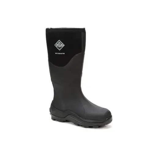 Muckmaster Boots, Waterproof Neoprene, Black, 16 In., Men's 8 Muckmaster Boots, Waterproof Neoprene, Black, 16 In., Men's 8