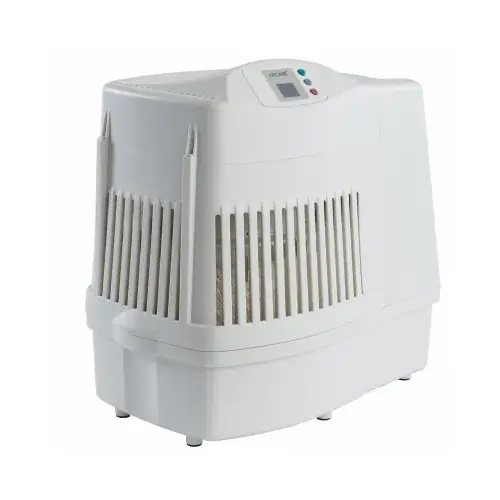 2-1/2 Gal. Capacity 2600 Sq. Ft. Mini Console Evaporative Humidifier White 2-1/2 Gal. Capacity 2600 Sq. Ft. Mini Console Evaporative Humidifier White