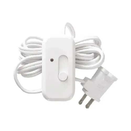 Credenza Tabletop Lamp Dimmer with Locator Light, 120 V, 300 W, Halogen, Incandescent Lamp White Credenza Tabletop Lamp Dimmer with Locator Light, 120 V, 300 W, Halogen, Incandescent Lamp White