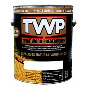 TWP TWP-1515-1-XCP4 1500 Series -1515-1 Stain and Wood Preservative, Honeytone, Liquid, 1 gal, Can - pack of 4
