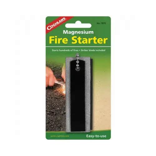 Fire Starter Silver 5.875" H X 3/8" W X 3" L Silver