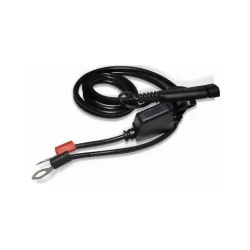 Battery Charger Ring Terminal Harness Automatic 12 V 7.5 amps Black Battery Charger Ring Terminal Harness Automatic 12 V 7.5 amps Black