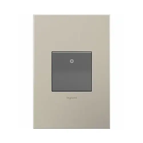 adorne Paddle Switch, 15 A, 120 V, 3-Way, Back Wire Terminal, Polycarbonate Housing Material Magnesium adorne Paddle Switch, 15 A, 120 V, 3-Way, Back Wire Terminal, Polycarbonate Housing Material Magnesium