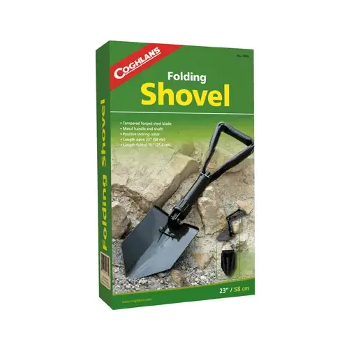 Shovel Black 9.625" H X 1.125" W X 23" L Black Shovel Black 9.625" H X 1.125" W X 23" L Black
