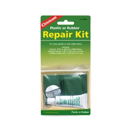 Plastic or Rubber Repair Kit Green 7.500" H X 3.750" W X 1.250" L Green