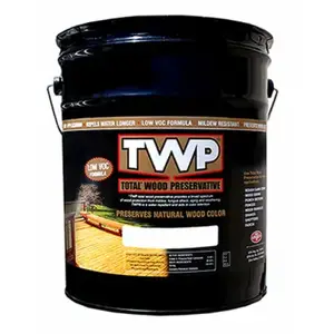 TWP TWP-1503-5 TWP 1500 Series Wood Preservative, Dark Oak, Liquid, 5 gal, Can