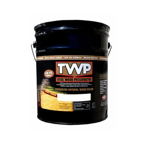 TWP 1500 Series Wood Preservative, Dark Oak, Liquid, 5 gal, Can