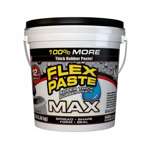 Rubber Coating Flex Paste MAX Black 12 lb Black