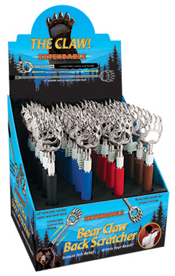 DM Merchandising B-CLAW Back Scratcher Bear Claw Health and Beauty Assorted