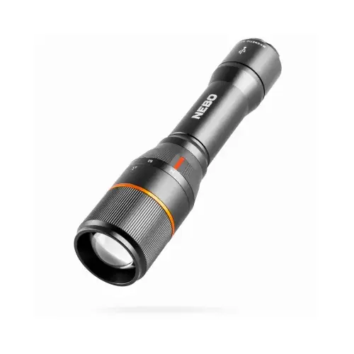 DAVINCI Handheld Flashlight, 2000 mAh, Lithium-Ion Battery, LED Lamp, 1500 Lumens Black DAVINCI Handheld Flashlight, 2000 mAh, Lithium-Ion Battery, LED Lamp, 1500 Lumens Black