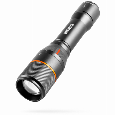Nebo NEB-FLT-0019 DAVINCI Handheld Flashlight, 2000 mAh, Lithium-Ion Battery, LED Lamp, 1500 Lumens Black
