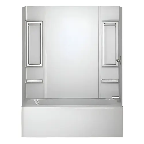 Bathtub Wall Set Galiant 80" H X 60" W X 31" L White High Gloss Bathtub Wall Set Galiant 80" H X 60" W X 31" L White High Gloss