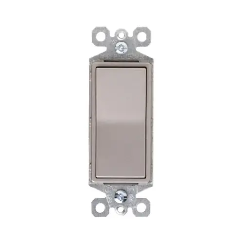 radiant Paddle Switch, 15 A, 120/277 VAC, Push Wire, Side Wire Terminal, Nickel Silver radiant Paddle Switch, 15 A, 120/277 VAC, Push Wire, Side Wire Terminal, Nickel Silver