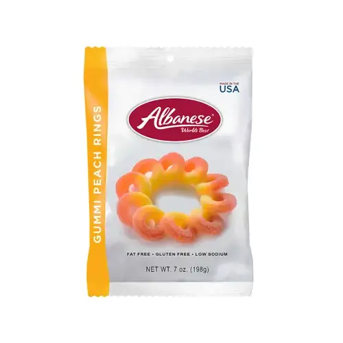 7 Oz. Gummi Peach Rings