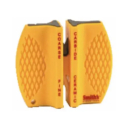 Knife Sharpener Smith's 2-Step Carbide/Ceramic 1,500 Grit Knife Sharpener Smith's 2-Step Carbide/Ceramic 1,500 Grit