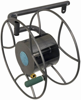 Yard Butler SRWM-180 Hose Reel 100 ft. Gray Wall Mounted Gray