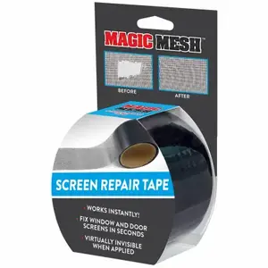 Magic Mesh MM401112 Screen Repair Tape As Seen on TV Gray