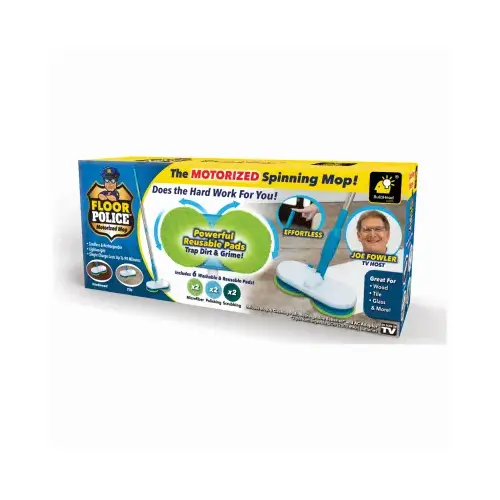 Spinning Mop Floor Police Motorized Microfiber Multicolored Spinning Mop Floor Police Motorized Microfiber Multicolored