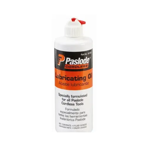 OIL LUBE CRDLSS 4OZ PASLODE Straw OIL LUBE CRDLSS 4OZ PASLODE Straw