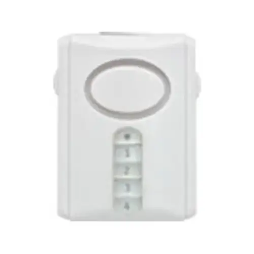 Alarm with Key Pad Keypad Controlled Door Alarm Battery 120 dB 1.5 cm Carded White Alarm with Key Pad Keypad Controlled Door Alarm Battery 120 dB 1.5 cm Carded White