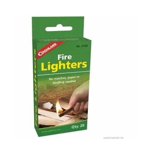 Fire Starter Coghlan's Red 5-1/2" H X 1-3/16" W X 2-1/2" L Red