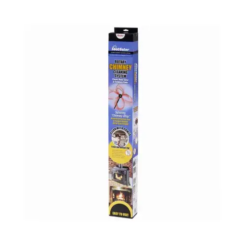 Chimney Cleaning System Black/Red Chimney Cleaning System Black/Red