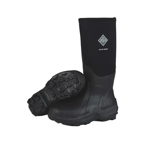 Arctic Sport Men's Black Hi Performance Rubber Boot, Size 10