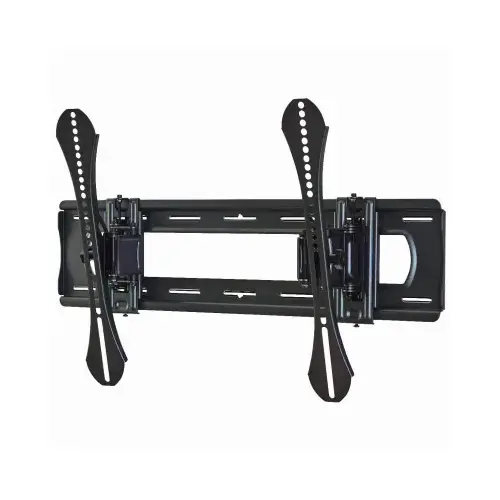 Tilt TV Mount, Plastic/Steel, Black, Wall Mounting, For: 42 to 90 in Flat-Panel TVs Weighing Up to 125 lb Tilt TV Mount, Plastic/Steel, Black, Wall Mounting, For: 42 to 90 in Flat-Panel TVs Weighing Up to 125 lb