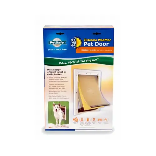 Extreme Weather Pet Door, Plastic