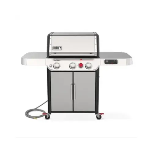 GENESIS SX-325s Series Smart Gas Grill, 39,000 Btu, Natural Gas, 3-Burner, Enclosed Cabinet Storage Stainless Steel GENESIS SX-325s Series Smart Gas Grill, 39,000 Btu, Natural Gas, 3-Burner, Enclosed Cabinet Storage Stainless Steel