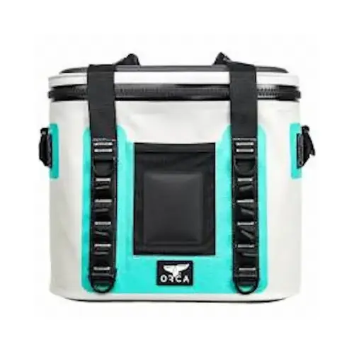 Walker Series Soft Side Cooler, 14-1/2 in L, 11 in W, 50 lb Capacity, Meta-Polymer/TPU, Seafoam Walker Series Soft Side Cooler, 14-1/2 in L, 11 in W, 50 lb Capacity, Meta-Polymer/TPU, Seafoam