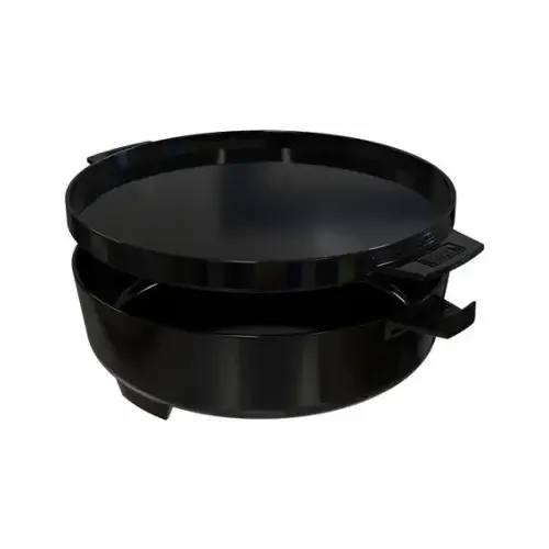 Dutch Oven, 13.19 in L, 16.68 in W, 7.25 qt Capacity, Cast Iron, Black Dutch Oven, 13.19 in L, 16.68 in W, 7.25 qt Capacity, Cast Iron, Black