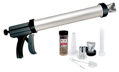 Weston 37-0111-W Jerky Gun, 1.5 lb Grind, Aluminum/Stainless Steel