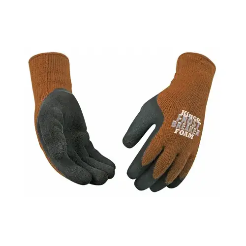 High-Dexterity Protective Gloves, Men's, M, 11 in L, Regular Thumb, Knit Wrist Cuff, Acrylic, Brown Pair High-Dexterity Protective Gloves, Men's, M, 11 in L, Regular Thumb, Knit Wrist Cuff, Acrylic, Brown Pair