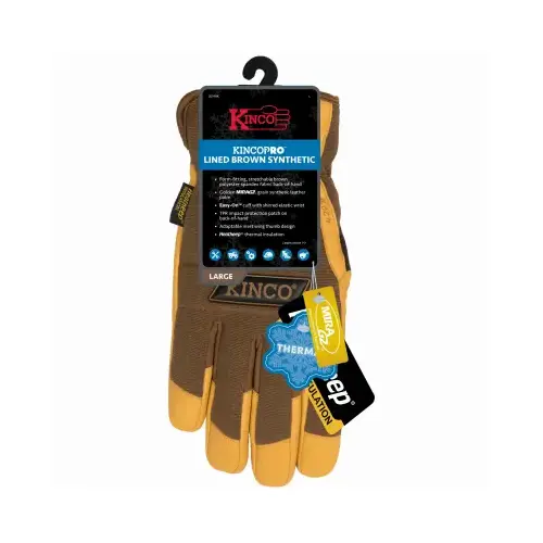 Driver Gloves, Men's, M, Easy-On, Shirred Elastic Wrist Cuff, TPR Back, Brown Pair Driver Gloves, Men's, M, Easy-On, Shirred Elastic Wrist Cuff, TPR Back, Brown Pair