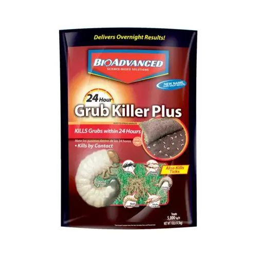 Grub Killer, Granular, Spreader Application, 20 lb Bag Tan