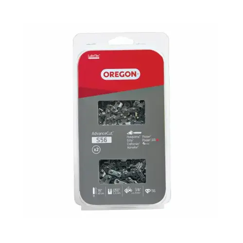 Chainsaw Chain, 91VG, Low Profile Xtraguard Premium C-Loop, 16 In., 2-Pk.