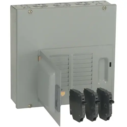 PowerMark Gold TLM Load Center, 125 A, 8 -Space, 16 -Circuit, NEMA 1 Enclosure Galvanized PowerMark Gold TLM Load Center, 125 A, 8 -Space, 16 -Circuit, NEMA 1 Enclosure Galvanized