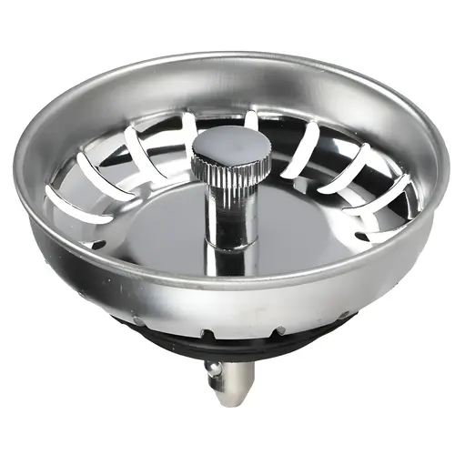 Basket Strainer Assembly, Stainless Steel, For: Universal Sinks Basket Strainer Assembly, Stainless Steel, For: Universal Sinks