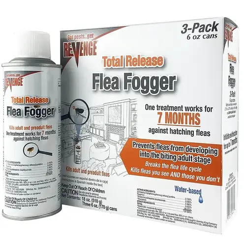 Total Release 6 Oz. Indoor Flea Fogger (3-Pack)