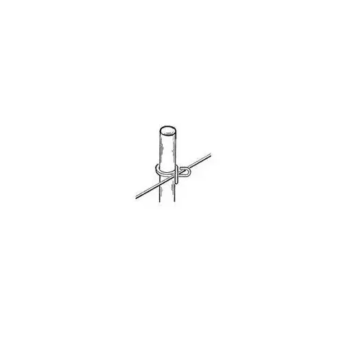 Rod Post, 48 in OAH, Fiberglass, White - pack of 20