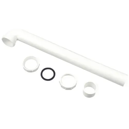 Waste Arm, 1-1/2 in, Slip, Plastic, White Waste Arm, 1-1/2 in, Slip, Plastic, White