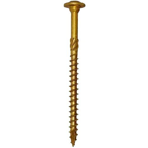 RSS Structural Screw, 3/8 in Thread, 16 in L, Flat Head, Star Drive, Steel, 50 PK Gold - pack of 50 RSS Structural Screw, 3/8 in Thread, 16 in L, Flat Head, Star Drive, Steel, 50 PK Gold - pack of 50