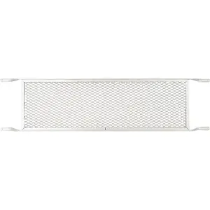 M-D 33209 Screen Door Push Grill, 7.69 in W, 34.31 in H, Aluminum, Mill, For: 36 in Doors Silver