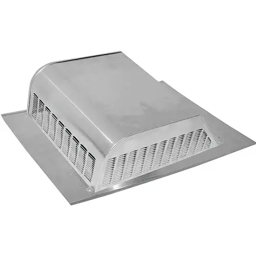 ol Static Vent, 16 in OAW, 50 sq-in Net Free Ventilating Area, Aluminum, Mill ol Static Vent, 16 in OAW, 50 sq-in Net Free Ventilating Area, Aluminum, Mill