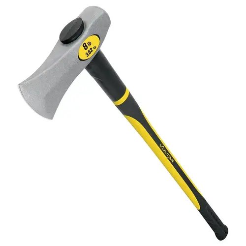 Wood Splitting Maul, 8 lb Head, Fiberglass Handle, 36 in OAL Wood Splitting Maul, 8 lb Head, Fiberglass Handle, 36 in OAL