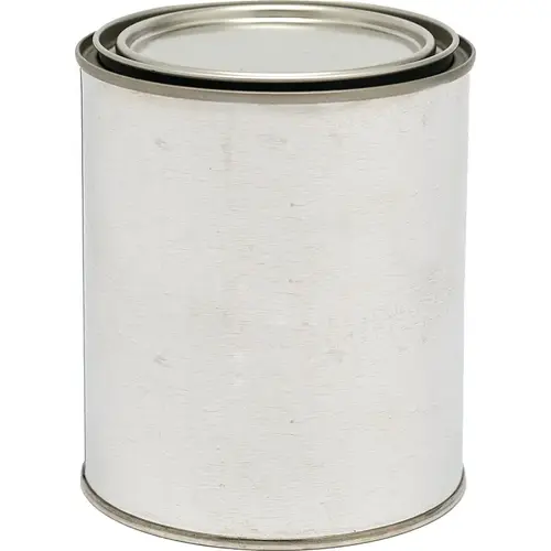 Empty Paint Can, 1 qt Capacity, Metal, Silver